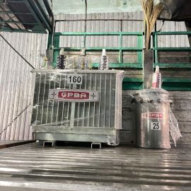   MBA 3PHA  160kVA 22/0.4kV GPBA VỎ MẠ KẼM NHÚNG NÓNG 